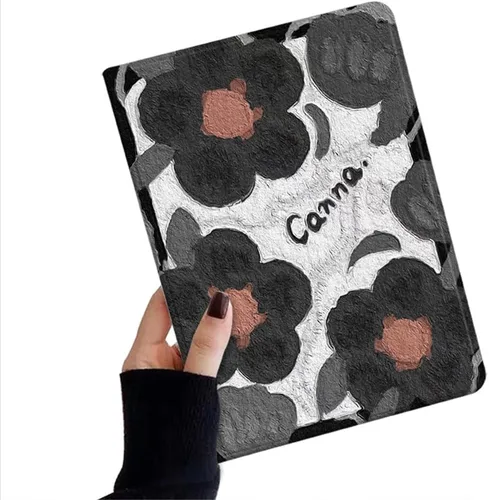 Miniatura 12 de kaidisen Funda de flores compatible con iPad de 9.7 pulgadas, 6ª y 5ª generación, iPad Air/Air 2, diseño de flores, ilustración floral con soporte