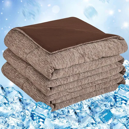 Miniatura 26 de CHOSHOME Edredón Refrescante Tamaño Twin, Manta Refrescante con Fibra de Enfriamiento Q-Max 0.45 Arc-Chill, Manta de Verano Fresca para Sudores