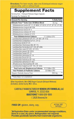 Miniatura 2 de Renew Life Extra Care Go-Pack Cápsulas probióticas, suplemento diario que apoya la salud inmune, digestiva y respiratoria, L. Rhamnosus GG, libre