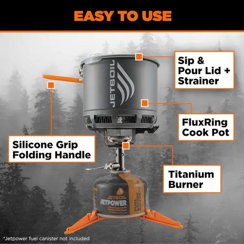 Miniatura 5 de Jetboil Stash - Sistema de cocina ultraligero para estufa de camping y excursionismo
