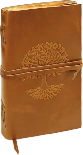 Miniatura 25 de Diario de cuero para mujeres y hombres, 200 páginas, 5 x 7 pulgadas, regalos para mujeres, diario de viaje, cuaderno de mujer, marcador de 7 chakras