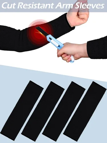 Miniatura 3 de Geyoga 2 pares de fundas para antebrazo para hombres y mujeres, protectores de brazo para piel fina y moretones, resistente a mordeduras de perro