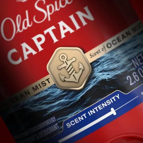 Miniatura 11 de Old Spice Red Collection Invisible Solid Antitranspirante y desodorante para hombres, Capitán, 2.6 oz