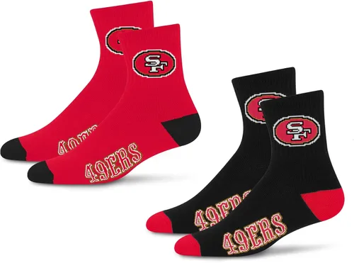 Miniatura 16 de For Bare Feet Calcetines quarter NFL unisex para adultos