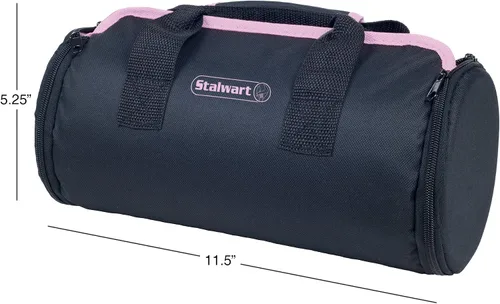 Miniatura 3 de Juego de herramientas manuales para el hogar de 86 piezas con bolsa enrollable, kit de herramientas con destornilladores, alicates, llaves y más