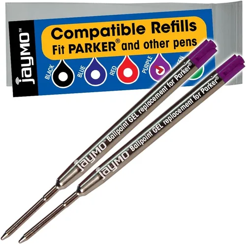 Miniatura 11 de Repuestos compatibles con pluma Parker, paquete de 6 unidades, Azul Gel Gel Parker Azul - 6
