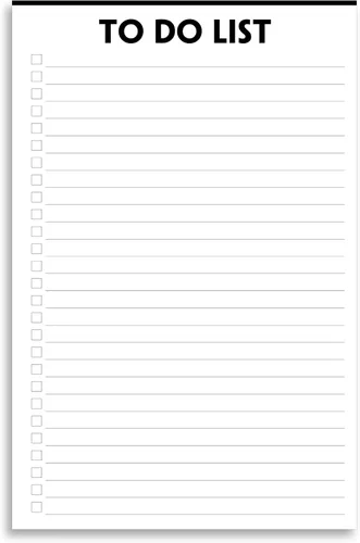 Miniatura 4 de Nokingo Libreta de Tareas - 5.5"x8.2", 50 Hojas, Cuaderno de Tareas con Lista de Verificación y Organización, Desengrapable, Escritura Simple