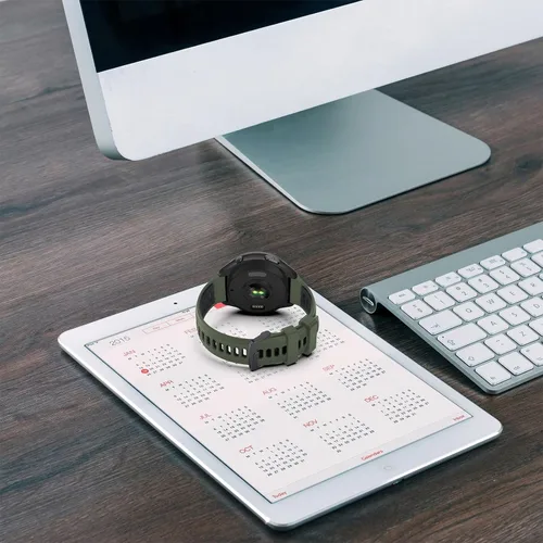 Miniatura 6 de Correa compatible con reloj Garmin Forerunner 965 – Correa de repuesto de silicona suave para reloj inteligente 965 para mujeres y hombres