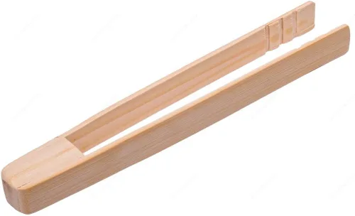 Miniatura 2 de M.V. Trading BTTS734 - Pinza para tostadas de bambú con cuchara, 7¾ pulgadas
