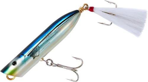 Miniatura 5 de Creek Chub Striper Strike - Señuelo de pesca de fundición larga de hundimiento lento, grado de agua salada Silver Flash