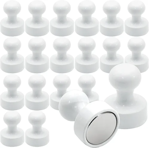 Miniatura 9 de LOVIMAG Imanes para nevera, 16 unidades, pizarra blanca para refrigerador, pequeño imán fuerte, accesorios de cocina, juego de casillero decorativo