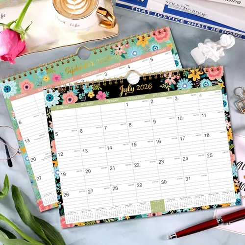 Miniatura 2 de Calendario 2026-2027 – Calendario de pared 2026-2027 con 18 meses, de julio de 2026 a diciembre de 2027, 14.6 x 11.5 pulgadas, encuadernación