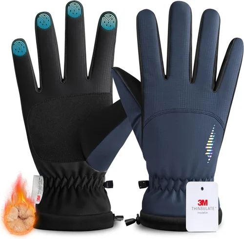 rivmount Guantes de esquí Thinsulate para niños y niñas, impermeables, cálidos, para niños y niñas, jóvenes, esquí al aire libre, ciclismo, nieve,