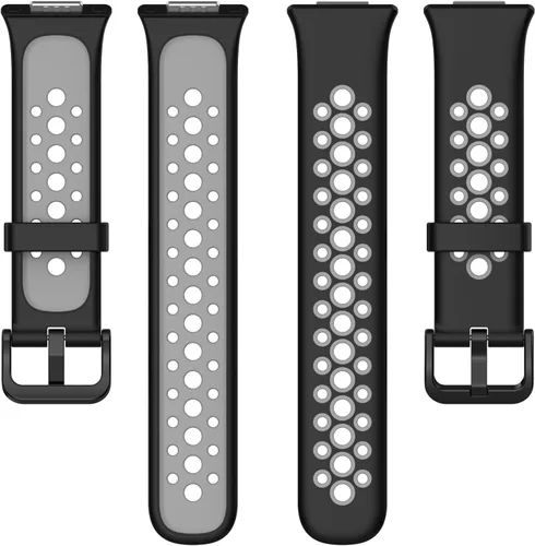 Miniatura 6 de Lijinlan Paquete de 4 correas compatibles con Huawei Watch Fit 2 activas/clásicas/elegantes, correa deportiva de repuesto de silicona suave Paquete 2