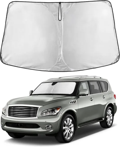 Miniatura 191 de Autovir Parasol para parabrisas Rivian R1S 2022-2024 2025 2026, parasol para ventana delantera, protección UV, bloqueador de calor, accesorios
