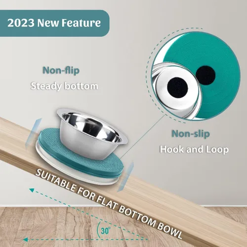 Miniatura 3 de SoulThink® Bandeja a prueba de hormigas para gatos y perros – Nueva innovación anti hormigas plato de comida para mascotas para interiores, sin