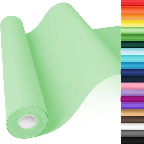 Miniatura 17 de Papel de regalo marrón, rollo de papel kraft, papel decorativo para manualidades de 15 x 450 pulgadas, papel de embalaje para suministros de envío