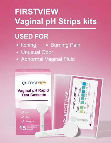 Miniatura 3 de Tiras de prueba de pH vaginal, kits de tiras de prueba de pH vaginal para la salud femenina para vaginitis bacteriana, vaginitis por tricomonas