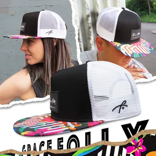 Miniatura 33 de Grace Folly - Gorra trucker unisex gorra de malla con cierre trasero