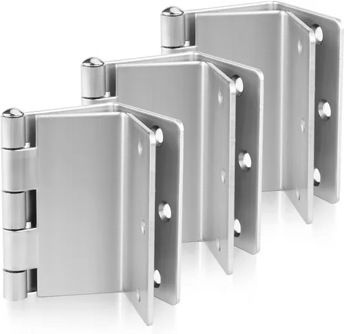 Miniatura 14 de Haidms Paquete de 3 Bisagras Descentradas Doradas de 3.5 Pulgadas Bisagras de Puerta Expandibles Resistentes con Esquina de Radio de 1/4 Pulgada
