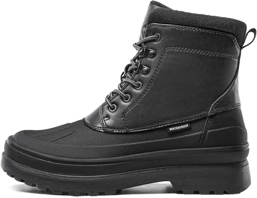 Miniatura 2 de Bruno Marc Botas de nieve impermeables aisladas para hombre, con forro de piel cálida, botas de invierno para exteriores