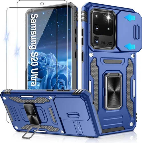 Miniatura 133 de Gritup para Samsung Galaxy S22 Funda con protectores de pantalla HD de 2 paquetes y cubierta deslizante para la cámara, protección contra caídas