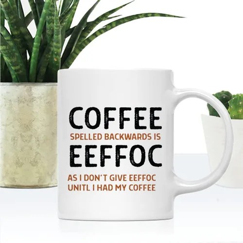 Miniatura 2 de Andaz Press Taza de café divertida de cerámica de 11 onzas – Come Out Now I've Had My Coffee Tazas de café divertidas para hombres y mujeres