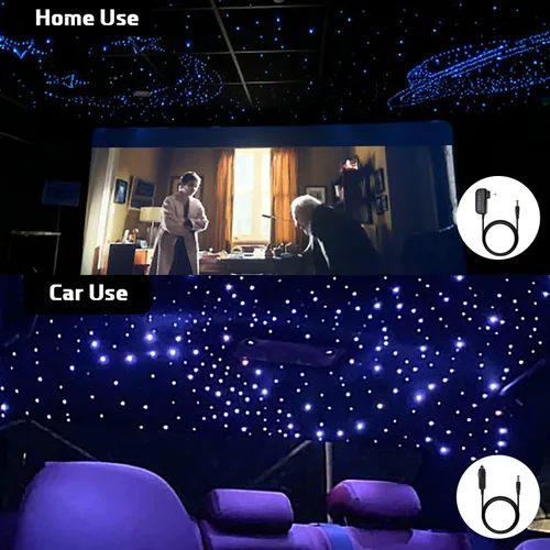 Miniatura 4 de AMKI Luces de fibra óptica de 16 W, kit de luz de techo Starlight con aplicación/control remoto, modo activado por sonido para decoración