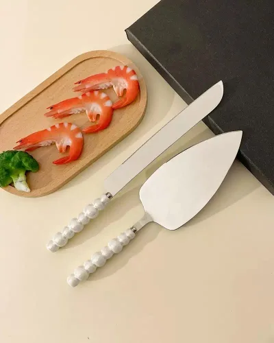 Miniatura 9 de Cubiertos de mango de material natural, cuchillo y servidor de acero inoxidable 18/0, cubiertos de cubiertos para comer