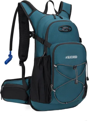 Mochila de hidratación, mochila de agua ligera para senderismo con vejiga de agua a prueba de fugas de 3 L, paquete de hidratación aislada ideal