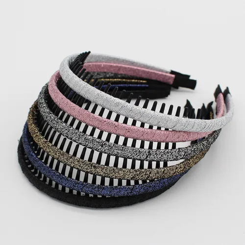 Miniatura 33 de JOBAND Diadema de Aro con Púas Multicolor, Diadema con Peine, Accesorios para el Cabello Suave y Cómodo, Antideslizante para Mujeres/Niñas