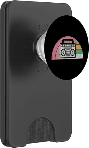 Miniatura 8 de Vintage Retro Ghetto Blaster 80's 90's Hip Hip Rap Music PopSockets Adhesivo PopGrip