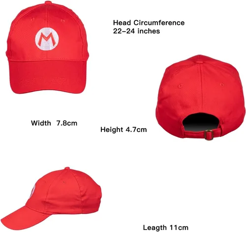 Miniatura 3 de Update V3Super Mario Bros Unisex Sombrero de béisbol Cap Halloween sombrero Cap