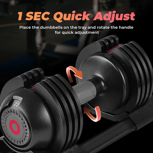 Miniatura 4 de Roinoim Adjustable Dumbbell Set