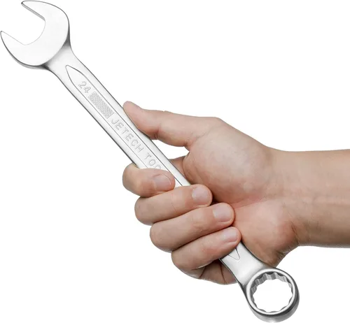 Miniatura 6 de Jetech Juego de llaves combinadas métricas de trinquete de 9 piezas, engranaje de 72 dientes, extremo de caja de 12 puntos, 0.315 in-0.945 in, acero