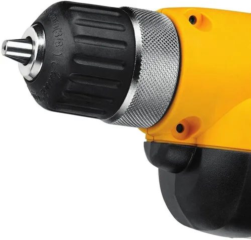 Miniatura 4 de Dewalt DWD110KR - Empuñadura de pistola de velocidad variable de 7 amperios, 0 a 2500 RPM, kit de taladro con cable de 3/8 pulgadas con mandril sin