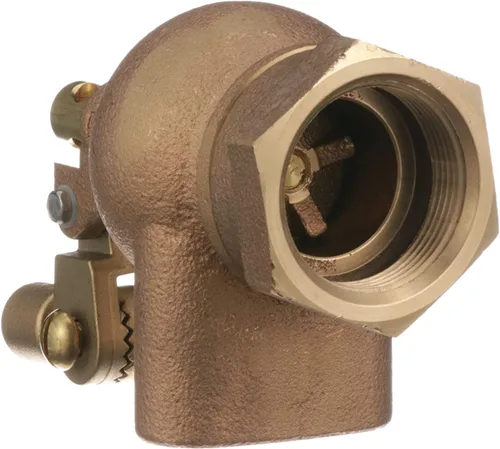 Miniatura 6 de Watts Serie 1500 1-1/2" Válvula Flotante de Bronce de Servicio Pesado, Entrada Roscada Hembra NPT, Montaje en Pared de Tanque, Brida Mecanizada