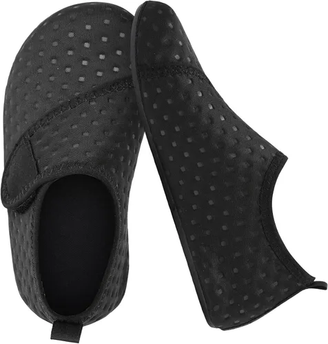 Miniatura 2 de Scurtain - Zapatos acuáticos para niños, calcetines acuáticos de secado rápido con sensación de pies descalzos para niños, niñas y bebés con suela