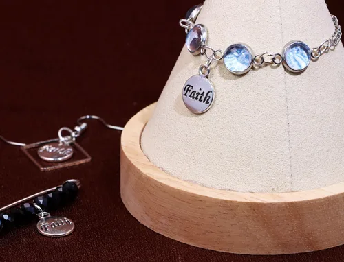 Miniatura 3 de Shapenty Dijes de fe inspiradores con mensaje para bricolaje, collares, aretes, pulseras, colgantes, llavero, marcador, fabricación de joyas