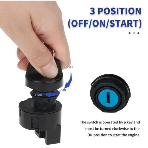 Miniatura 5 de Interruptor de llave de encendido para Polaris Ranger/RZR/Sportsman 2001-2018 170 300 325 400 425 450 500 550 570 600 700 800 850 900 1000 4 XP X2