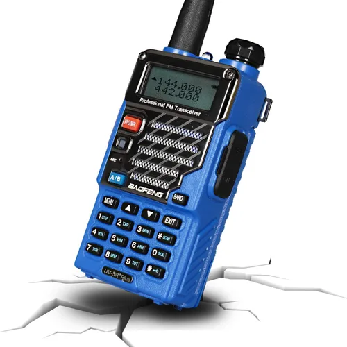 BAOFENG UV-5R+ Plus Radio bidireccional, largo alcance para adultos, recargable con auricular, walkie talkie para exteriores, 144-148 420-450 MHz,