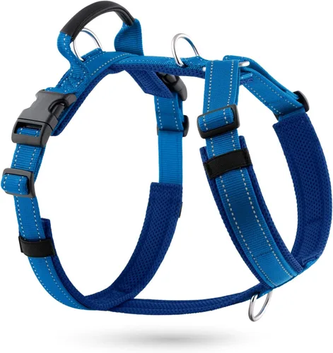 Miniatura 10 de Arnés Anti-Tirones para Perros con Asa, Malla Suave Acolchada Ajustable para Perros Pequeños, Medianos y Grandes Arnés Reflectante de Paseo Fácil