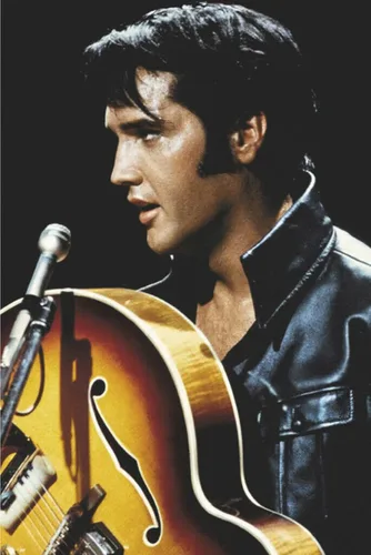 BUY ART FOR LESS Póster de Elvis Presley con licencia oficial de Elvis Presley, The King of Rock and Roll, 36 x 24 pulgadas, impresión decorativa,