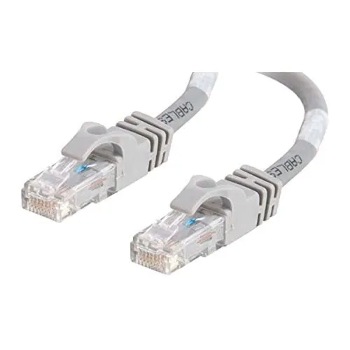 Miniatura 90 de C2G/Cables to Go 27872 Cable de red Ethernet cruzado Cat6 sin blindaje (UTP) sin enganche, amarillo (2,13 metros/7 pies)