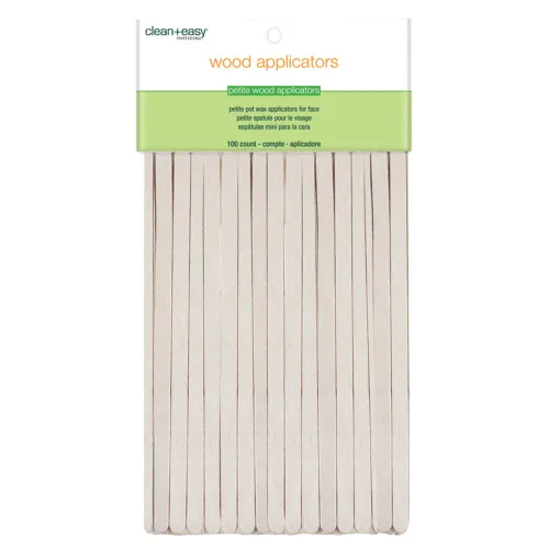 Miniatura 7 de Clean + Easy Aplicador de cera de madera grande – Varillas de cera para depilación en cuerpo, piernas, brazos, pecho y espalda – Espátula desechable