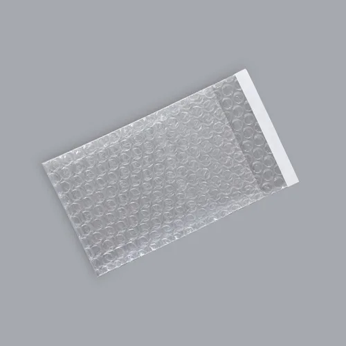 Miniatura 2 de Generic Bolsa de embalaje autosellante de burbujas transparentes lisa en ambos lados 4 "x 6"+1" - 100 PCS