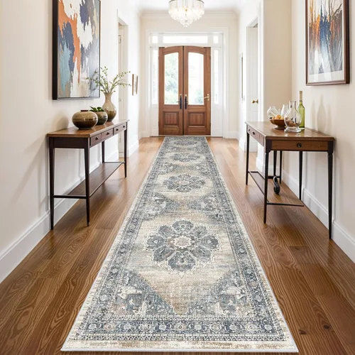 Miniatura 74 de YOUFORTONG Alfombras Corredoras de 2x10 para Pasillos, Alfombra de Cocina Suave, Alfombra Corredera Antideslizante con Respaldo de Goma para Baño