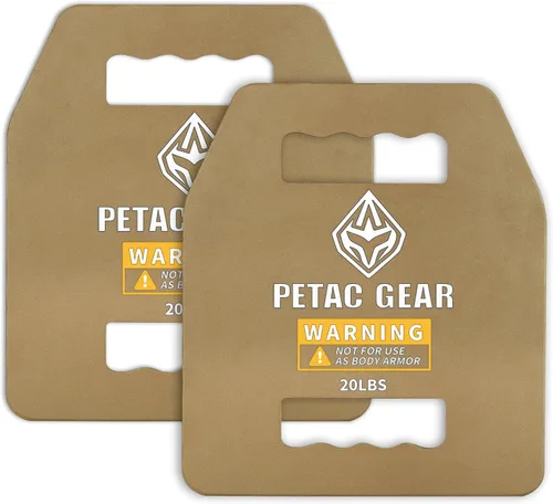 Miniatura 16 de PETAC GEAR Placas de Peso Tácticas Para Chaleco Con Peso Para Hombres Entrenamiento, 5/10/15/20 LBS Equipo de Chalecos de Entrenamiento de Fuerza