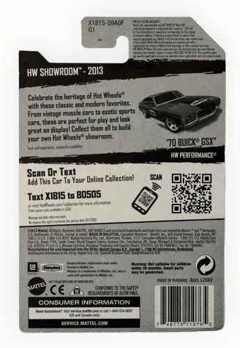 Miniatura 2 de Hot Wheels '70 Buick GSX, HW Showroom 249/250
