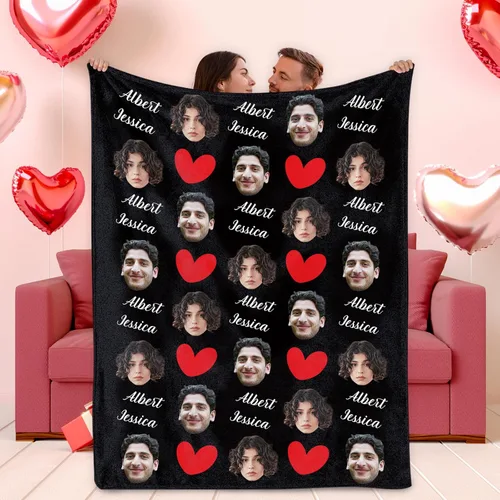 Miniatura 21 de SalaGraphics Manta personalizada con fotos, texto, regalos personalizados para parejas, mantas con fotos con mis propias fotos, mantas 5 Fotos
